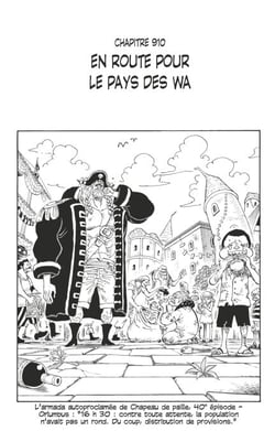 One Piece édition originale - Chapitre 910 - En route pour le pays des Wa