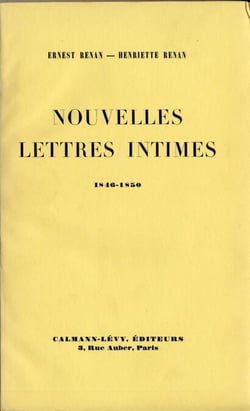 Nouvelles lettres intimes 1846-1850
