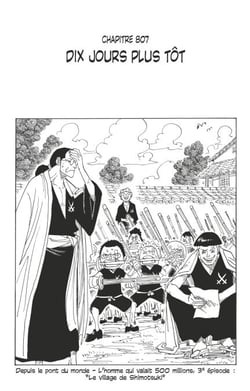 One Piece édition originale - Chapitre 807 - Dix jours plus tôt