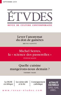 Revue Etudes - Lever l'anonymat du don de gamètes - 4263 - septembre 2019