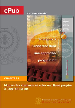 Motiver les étudiants et créer un climat propice à l'apprentissage (Chapitre)