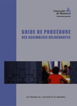 Guide de procédure des assemblées délibérantes