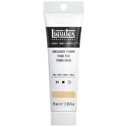 Tube 59 ml de peinture acrylique Liquitex Heavy Body série 1 - Titan écru - Extra-fine