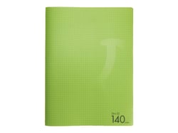 Cahier 140 pages petits carreaux 24 x 32 cm Polypropylène Cultura Vert Clair
