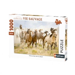 Puzzle 1000 pièces - Chevauchée dans le désert - Nathan
