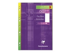 FM DESSIN A4 60P PERF ETUI FEUILLE MOBILE DESSIN 60P A4 BLANC