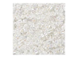 Perles Miyuki Delicas 11/0 - Tube de 7 g - Color DB-52 inside  Color lined rainbow - Créalia