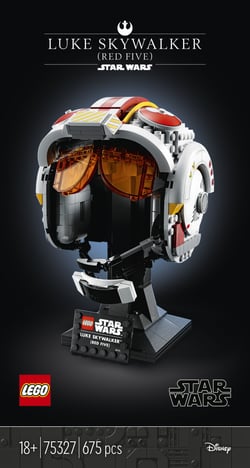 LEGO 75327 Star Wars Le Casque Red Five De Luke Skywalker, Kit de
