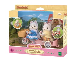 Les frères et sœurs husky et leur tandem - Sylvanian Families - 5637