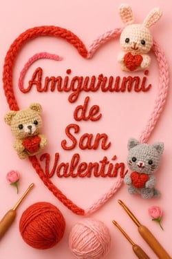 Amigurumi de San Valentín