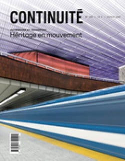Continuité. No. 180, Printemps 2024 - Patrimoine et transport. Héritage en mouvement