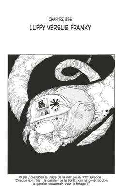 One Piece édition originale - Chapitre 336 - Luffy versus Franky