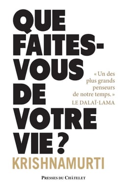 Que faites-vous de votre vie ?