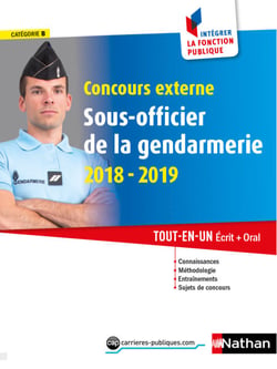 Concours externe Sous-officier de la gendarmerie- Catégorie B - Intégrer la fonction publique - 2018-2019 - Format : ePub 3