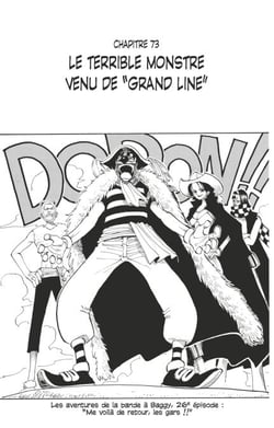 One Piece édition originale - Chapitre 73 - Le terrible monstre venu de "Grand Line"