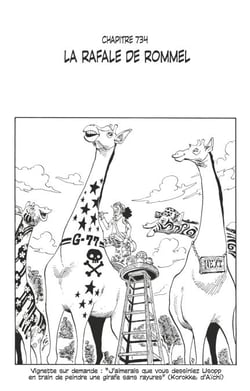 One Piece édition originale - Chapitre 734 - La rafale de Rommel