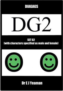 Diagags Set G2 (with Characters Specified as Male and Female)
