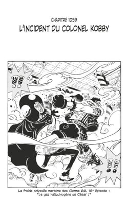 One Piece édition originale - Chapitre 1059 - L'incident du colonel Kobby
