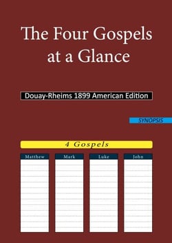 The Four Gospels at a Glance - Douay-Rheims 1899 American Edition