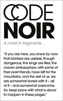 Code Noir - WINNER OF THE CAROL SHIELDS PRIZE FOR FICTION