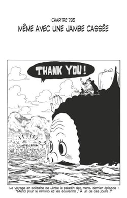 One Piece édition originale - Chapitre 785 - Même avec une jambe cassée