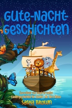 Gute-Nacht-Geschichten - schläfrige tiere: löwen, drachen, dinosaurier, haie, einhörner, bären und mehr., #1