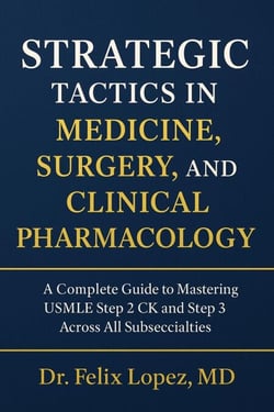 Strategic Tactics in Medicine, Surgery and Clinical Pharmacology.  A Complete Guide to Mastering USMLE Step 2CK and 3 Across All Subspecialties - Strategic Tactics to Pass the USMLE Series