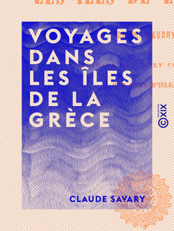 Voyages dans les îles de la Grèce