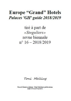 Europe Grand Hotels - Palaces GH guide 2018/2019