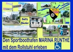 Den Sportboothafen Marina Rünthe mit dem Rollstuhl erleben - Mein Handicap - Schwerbehinderung