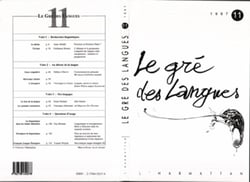 Le gré des langues n°11