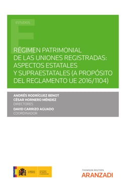 Régimen patrimonial de las uniones registradas: aspectos estatales y supraestatales (a propósito del Reglamento UE 2016/1104)