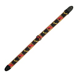 Fender - Sangle guitare - Noir, jaune et rouge