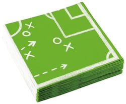 20 Serviettes 33x33 cm - Kicker Party