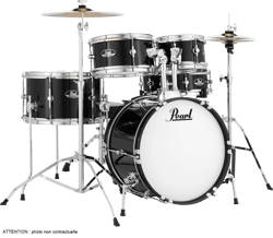 PEARL - RSJ465CC-31 - Batterie Junior jet black 16" 5 fûts