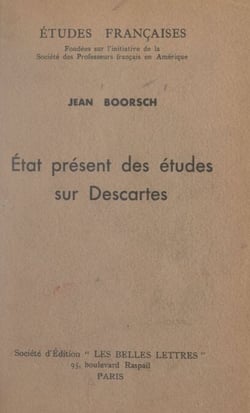État présent des études sur Descartes