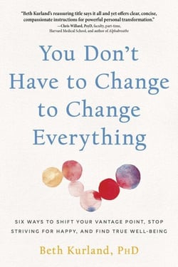 You Don't Have to Change to Change Everything - Six Ways to Shift Your Vantage Point, Stop Striving for Happy, and Find True Well-Being