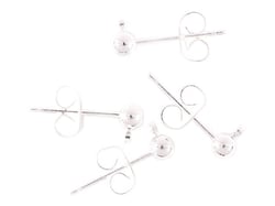 Boucles d'oreilles clous Créalia - Argenté