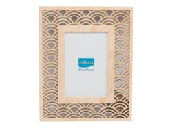 Cadre photo en bois ajouré motifs Art Déco Créalia 20 x 25 cm