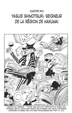 One Piece édition originale - Chapitre 942 - Yasuie Shimotsuki, seigneur de la région de Hakumai