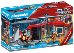 Caserne pompiers transportable - Playmobil® - 71193