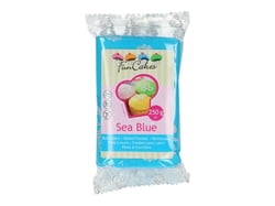 Pâte à sucre  - bleu - 250g - FunCakes