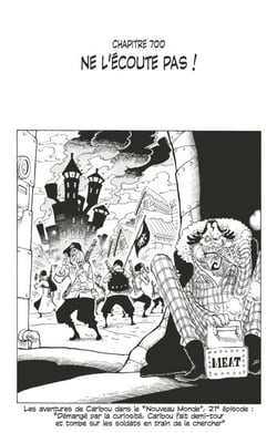 One Piece édition originale - Chapitre 700 - Ne l'écoute pas !