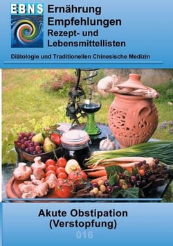 Ernährung bei Akute Obstipation - Diätetik - Gastrointestinaltrakt - Dünndarm und Dickdarm - Akute Obstipation (Verstopfung)