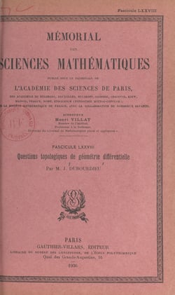 Questions topologiques de géométrie différentielle