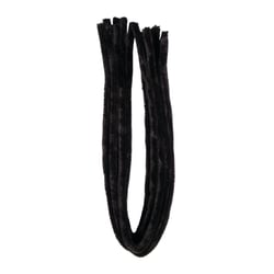 SACHET 10 FILS CHENILLE 9MM NO SACHET 10 FILS CHENILLE 9MM NOIR