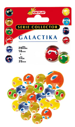 20 billes + 1 calot Galactika