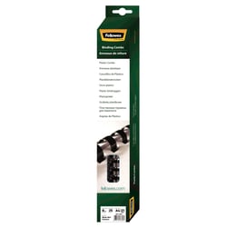 25 anneaux plastiques reliure 0.8 cm noir