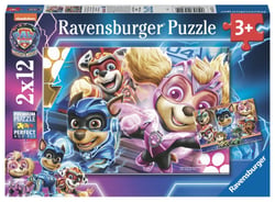 Puzzle 2x12 pièces - Pat'Patrouille film 2 - Ravensburger