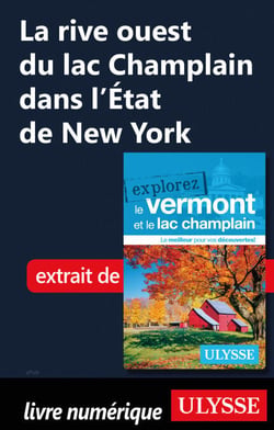 La rive ouest du lac Champlain dans l'Etat de NewYork